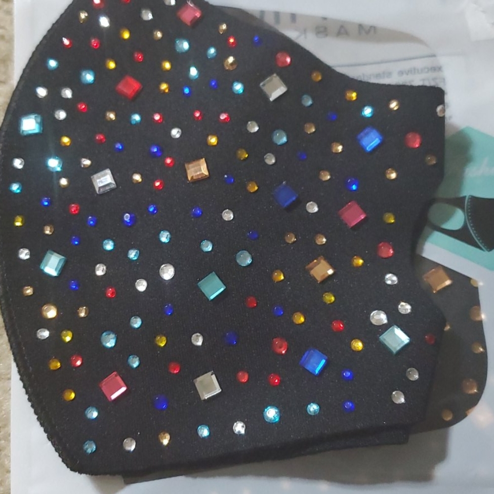 Bling face mask